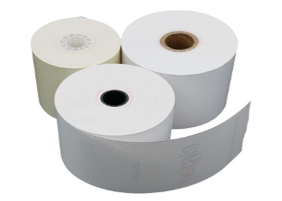 กระดาษใบเสร็จม้วนกระดาษความร้อนม้วน 3 1/8 X230 2 1/4 X85 80x80mm 57x40mm