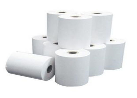 กระดาษความร้อนจัมโบ้ 57 × 40 มม. 80 × 80 มม. สำหรับเครื่อง ATM ของธนาคาร