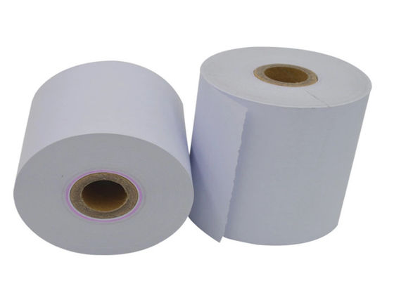 กระดาษลงทะเบียนเงินสดความร้อน 60gsm 65gsm 70gsm ปลอดสาร BPA