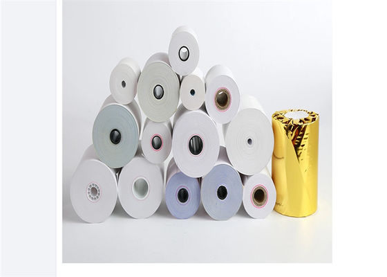 OEM ODM เป็นมิตรกับสิ่งแวดล้อม 80x80mm ATM ม้วนกระดาษความร้อน