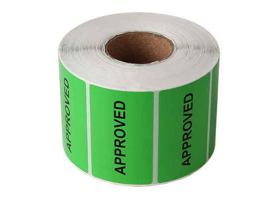 100rolls / Box 67x28mm FSC Self Adhesive Labels สำหรับการพิมพ์เปล่า