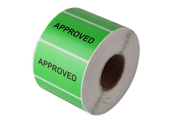 100rolls / Box 67x28mm FSC Self Adhesive Labels สำหรับการพิมพ์เปล่า