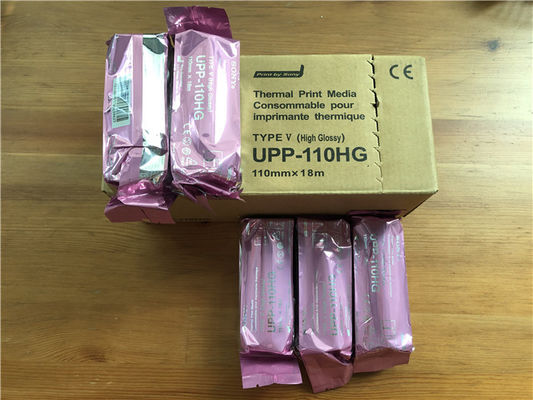 อัลตร้าซาวด์ 10 ม้วน / กล่อง 110x18 ม. กระดาษความร้อนม้วน UPP-110HD