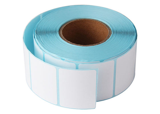 ฉลากกระดาษบาร์โค้ดความร้อนไม่มีกลิ่น 57x32mm Fanfolded
