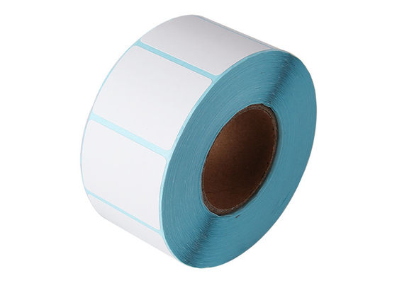 ฉลากกระดาษบาร์โค้ดความร้อนไม่มีกลิ่น 57x32mm Fanfolded