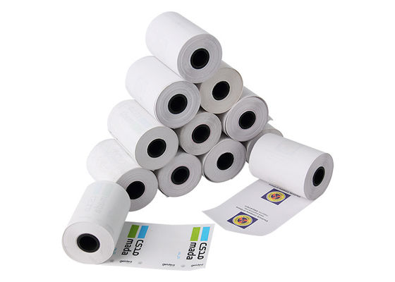 เครื่องบันทึกเงินสด 45gsm 57x50mm Thermal Paper POS Rolls FSC