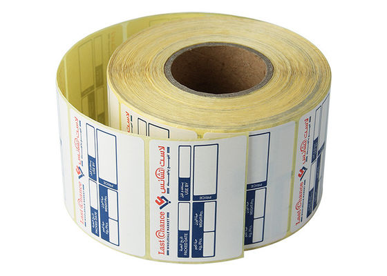 กันน้ำ COC PE PVC ป้ายความร้อนโดยตรง 102x76mm