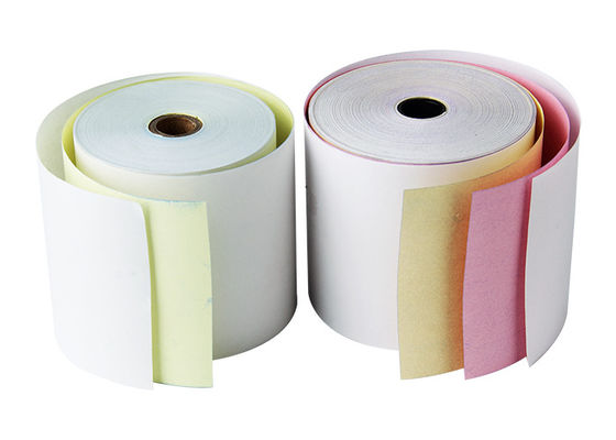 เครื่องบันทึกเงินสด 3 ชั้นม้วนกระดาษคาร์บอนเลส FSC OEM