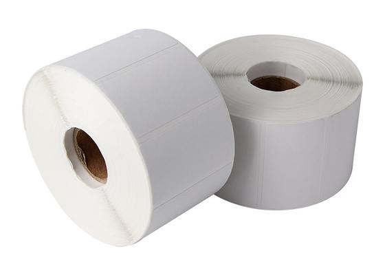 การพิมพ์เฟล็กโซ 4 X 6 ฉลากการจัดส่งด้วยความร้อนขนาดที่กำหนดเอง Self Adhesive
